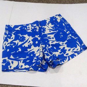 J Crew Floral Blue White Shorts Size 12 Bundle